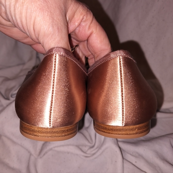 Jeffrey Campbell x Anthropologie Tutu Blush satin ballet flats. Sz 11 - Picture 7 of 9